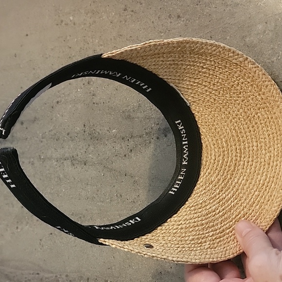 Helen Kaminski Bianca Natural Woven Visor - Picture 4 of 7